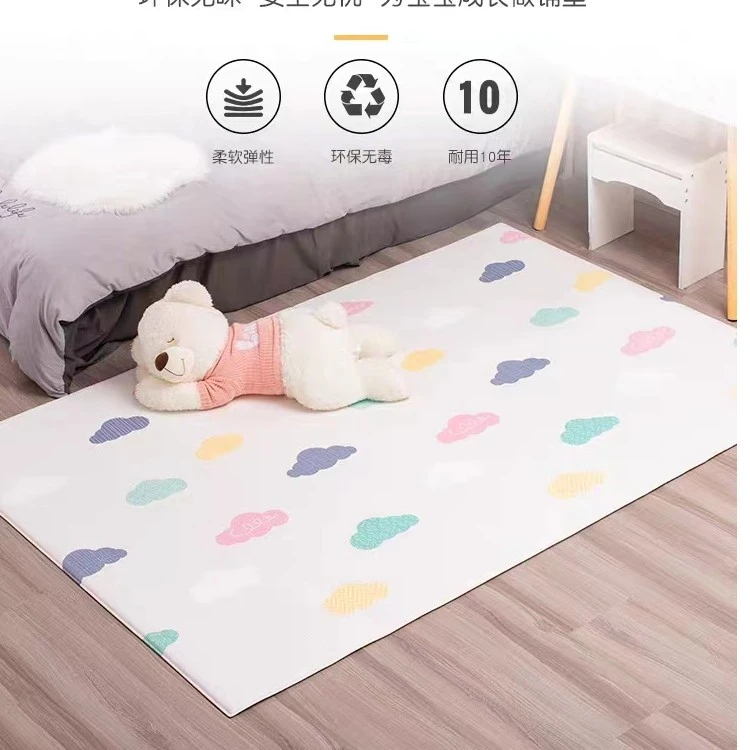 PVC材质2厘米爬行垫儿童地垫无味防摔爬爬垫