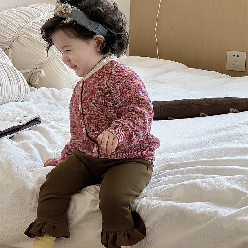 A-3 24婴幼儿荷叶边喇叭裤yz81112