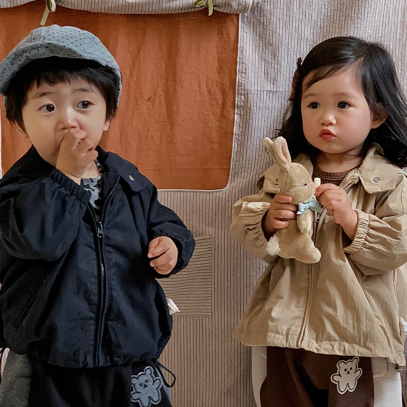 24婴幼儿廓形短风衣外套yz33062