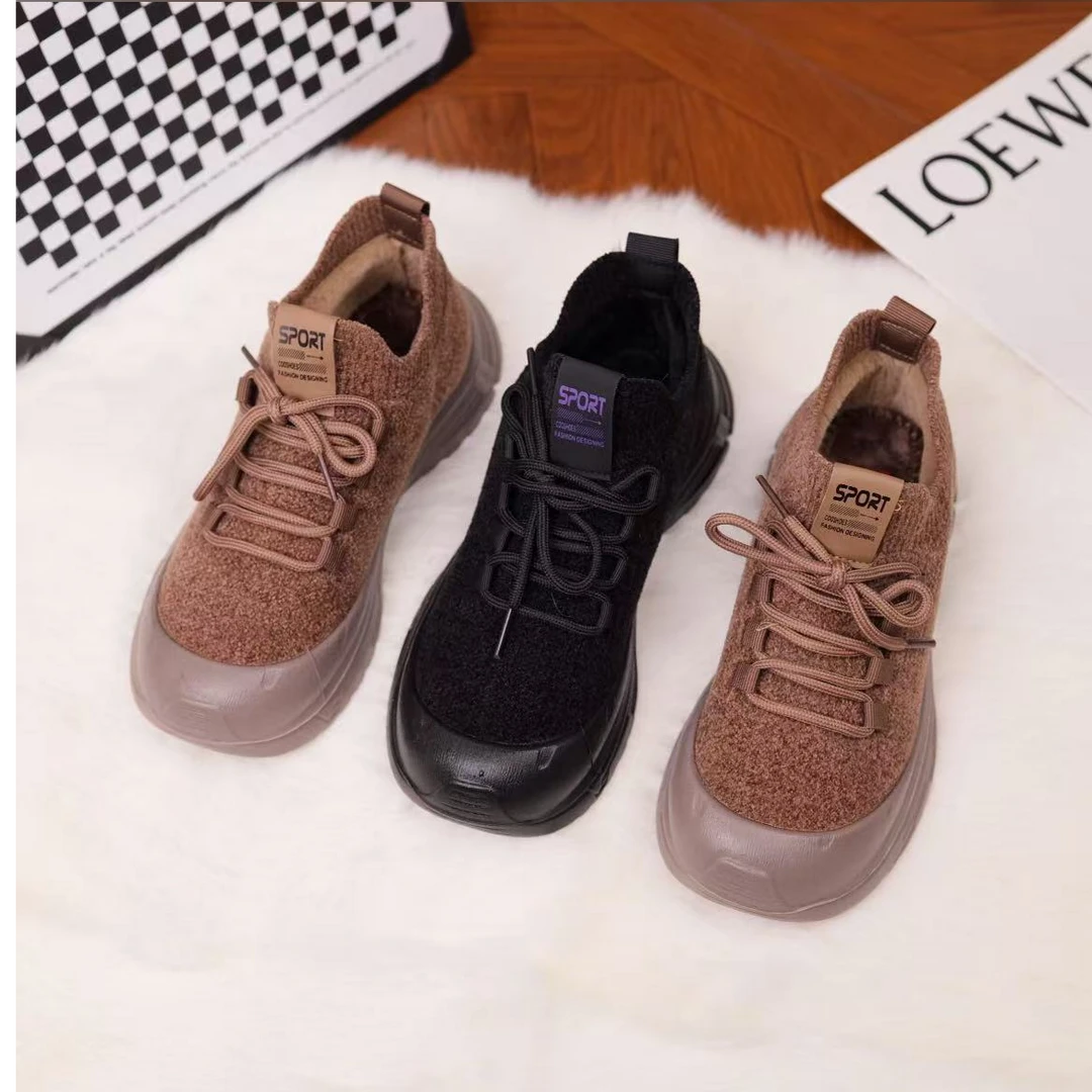 老北京冬季新款加绒休闲鞋