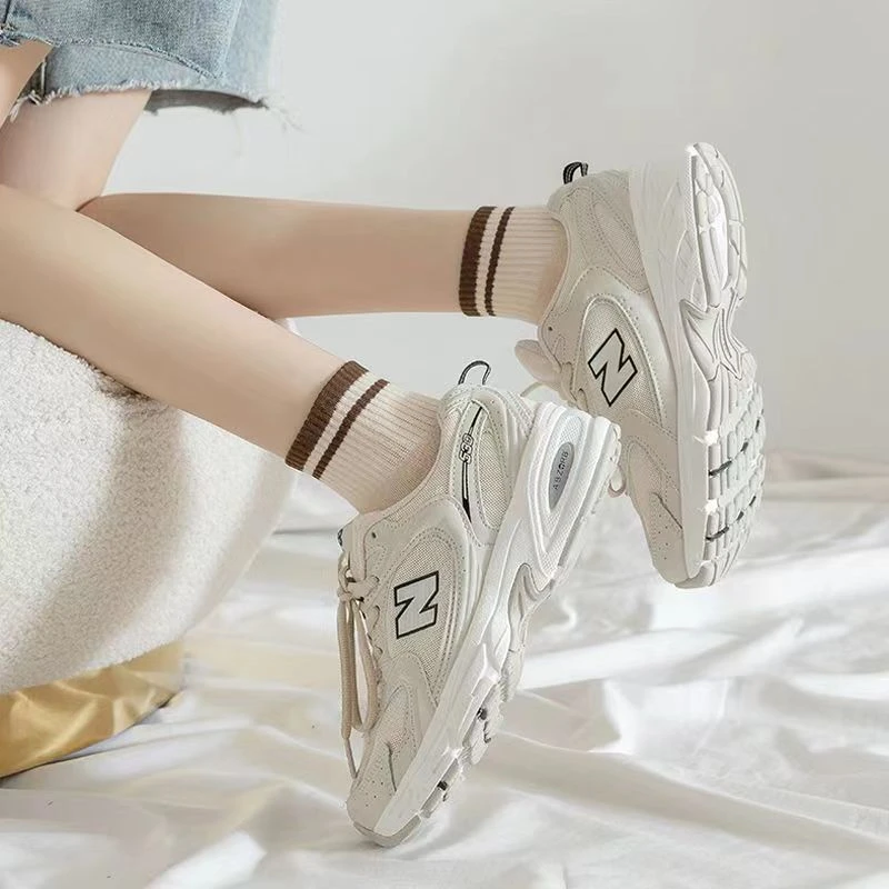 袜子白色女短袜运动四季双条纹船袜日系学生袜ins潮707好物新人炸