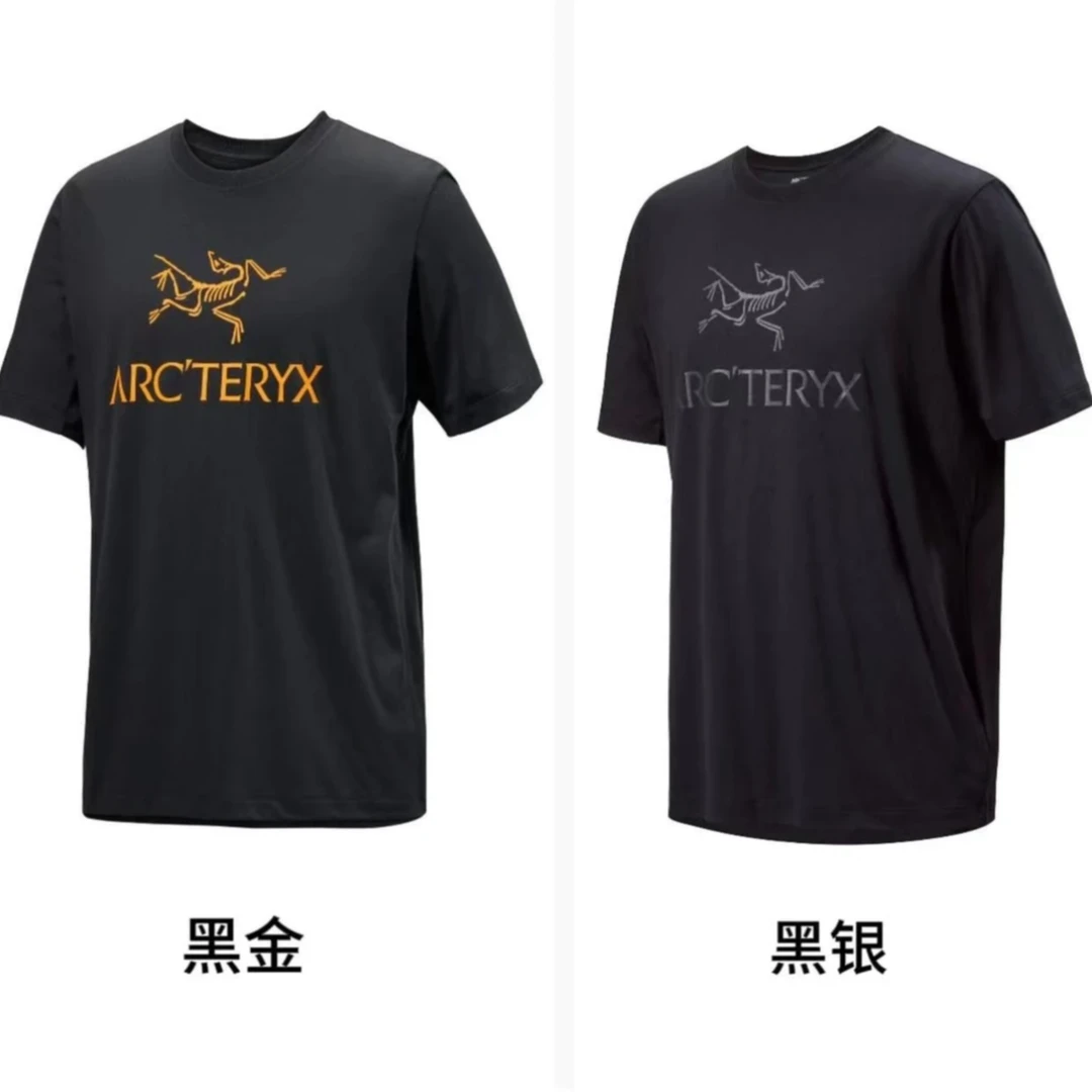 ARC'TERYX/始祖鸟Logo 印花圆领短袖tee金标 银标