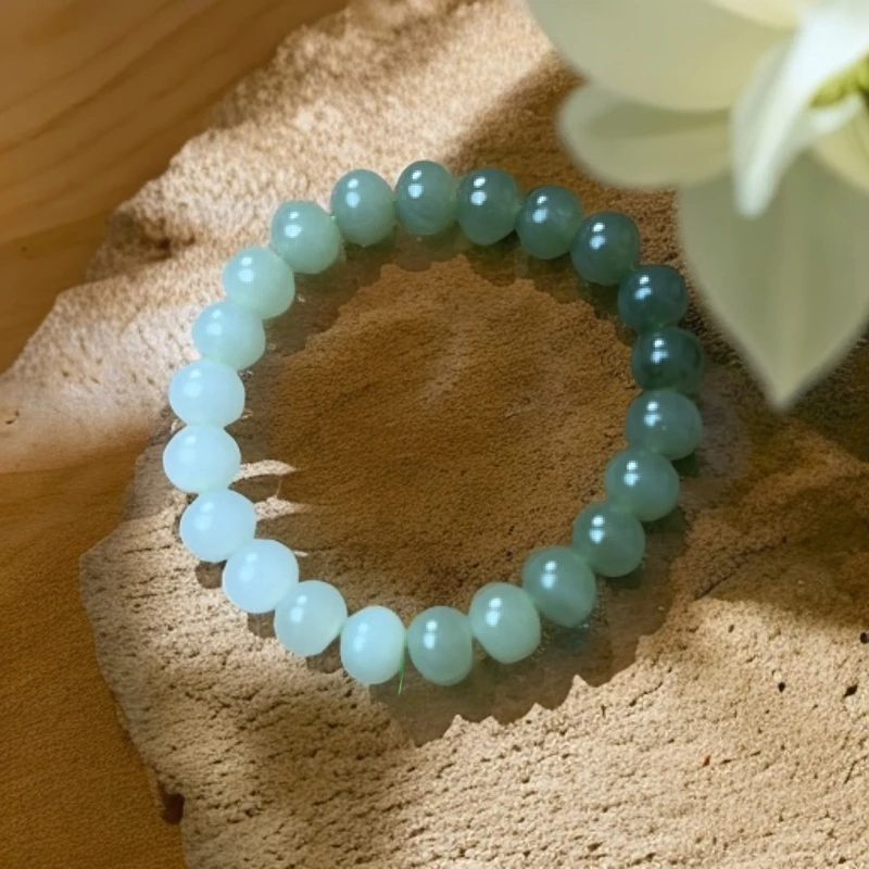 渐变 晴水算盘珠手串卡10-154