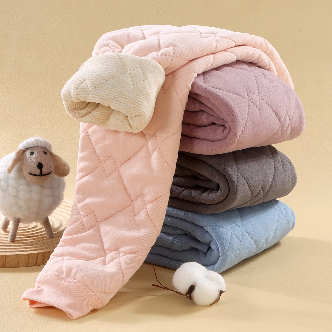 【蚕丝羊毛加绒加厚校服神器】儿童保暖裤秋冬上新内穿冬季三层夹棉