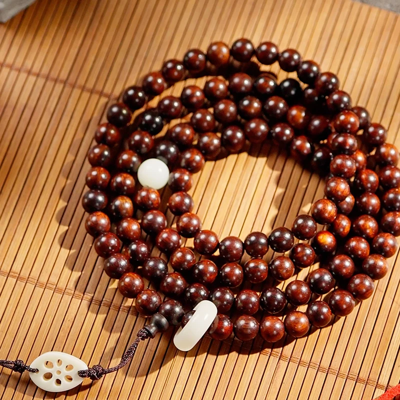 普陀山小帅推荐2025年佳藕天成8mm印度小叶紫檀手串文玩好物复古