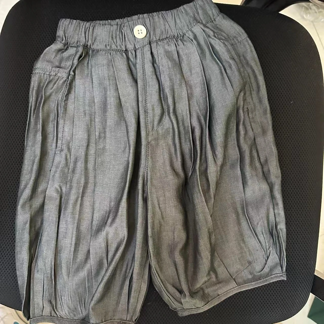 【JMJQ 20379】 夏季中小童韩版百搭薄款过膝清爽七分裤牛仔裤