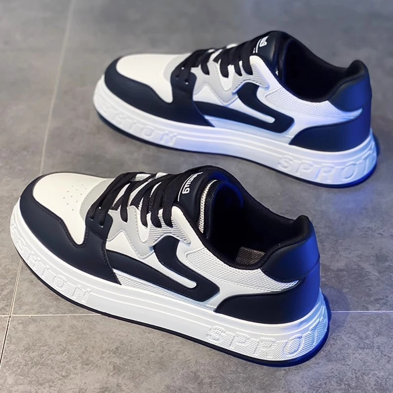 耐克男鞋鞋子男款网面透气防滑板鞋黑白百搭休闲运动熊猫小白赛车