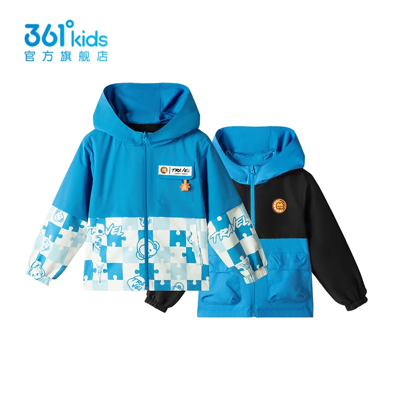 361°kids【商场同款】儿童童装20224年秋冬透气两面穿外套K52434