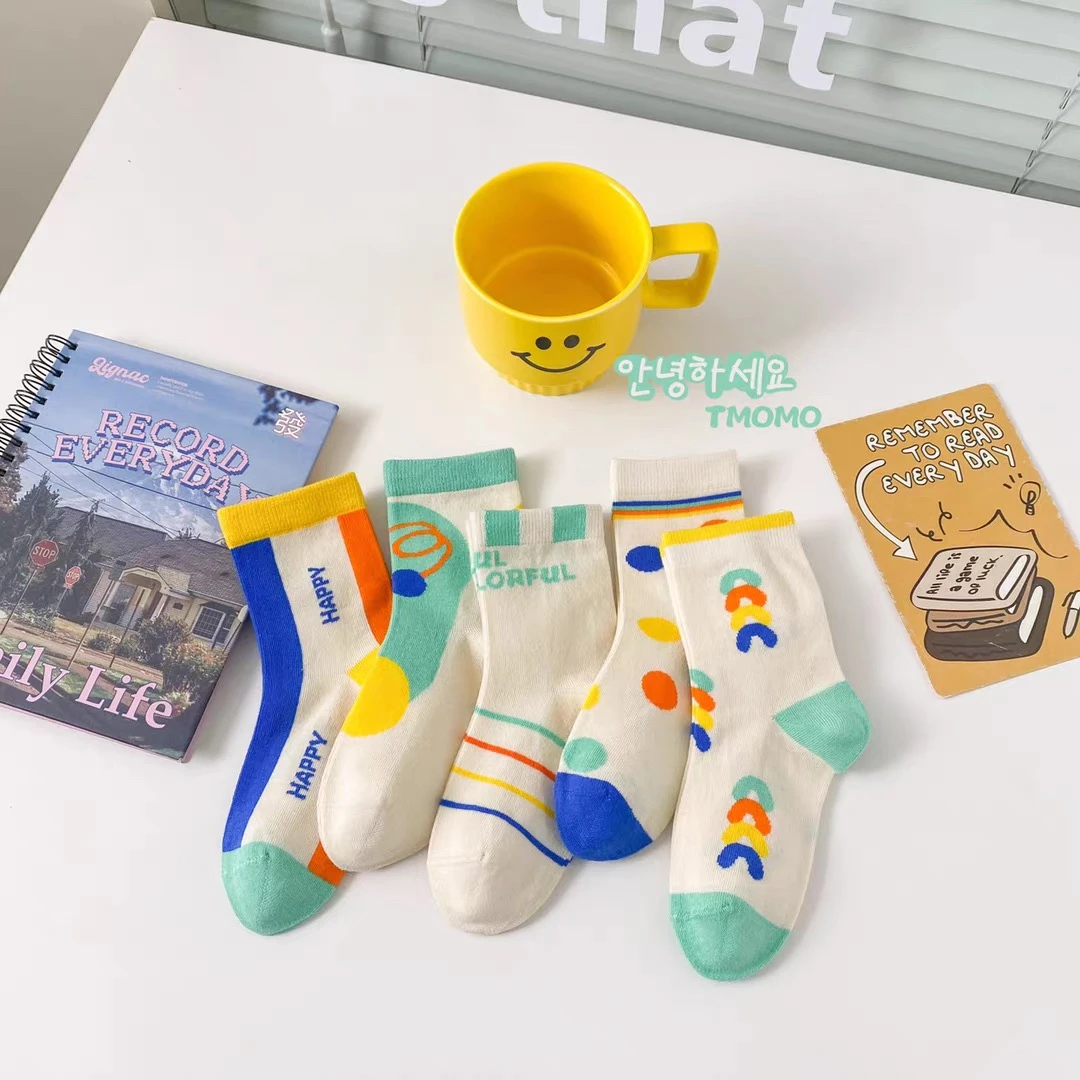 24SS011 十双儿童袜卡通休闲可爱儿童袜