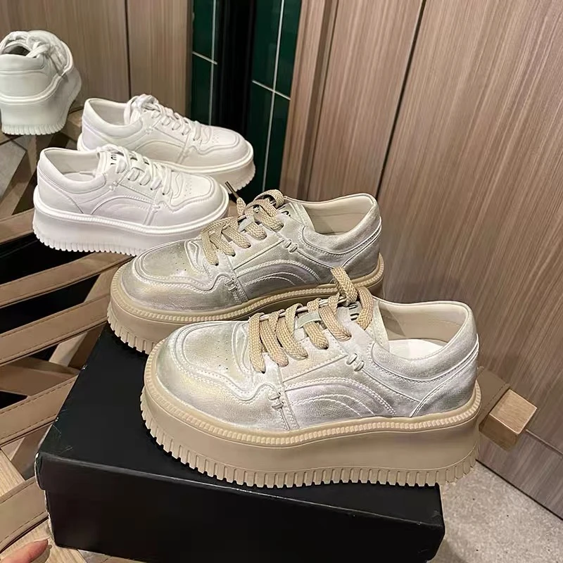 【秋秋】夏秋季ins透气时尚百搭国风厚底增高休闲鞋