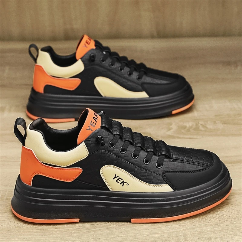 YEARCON/意尔康2025年新款男士秋季厚底老爹鞋时尚百搭防滑运动鞋