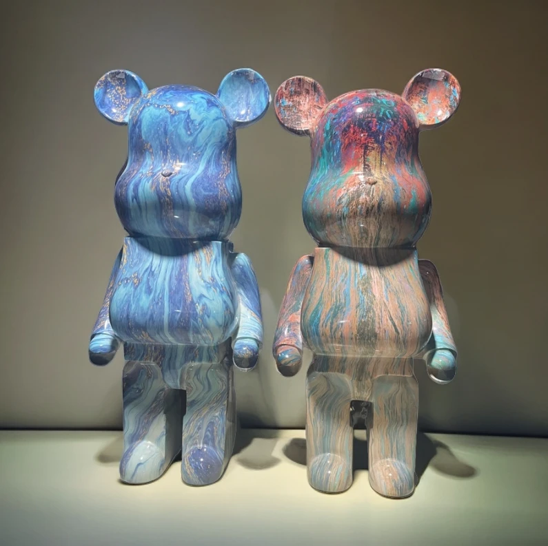 （1）80厘米水转印网红熊摆设网红熊客厅桌面玄关儿童房摆件