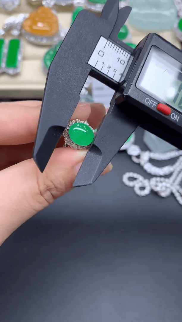 【闪购商品】翡翠戒指18K金镶嵌680-多人