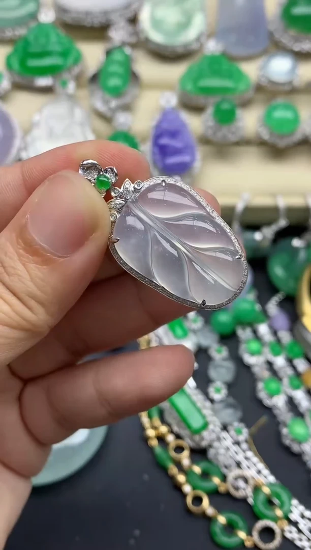 【闪购商品】翡翠颈饰18K金镶嵌572-中国好珍宝