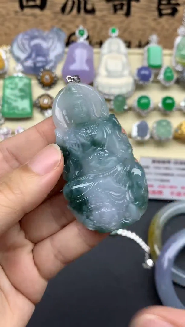 【闪购商品】翡翠颈饰18K金镶嵌634-多人
