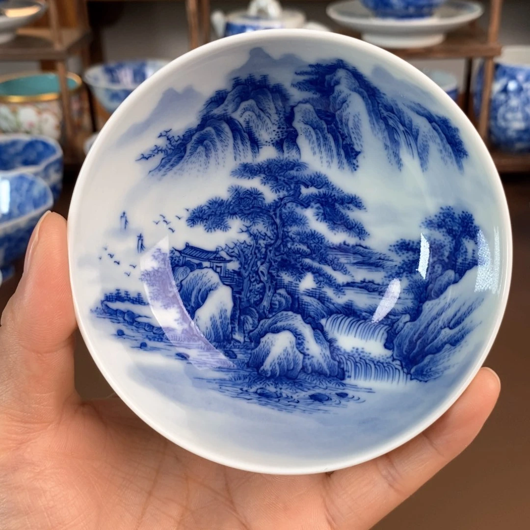 杯景德镇陶瓷手工手绘