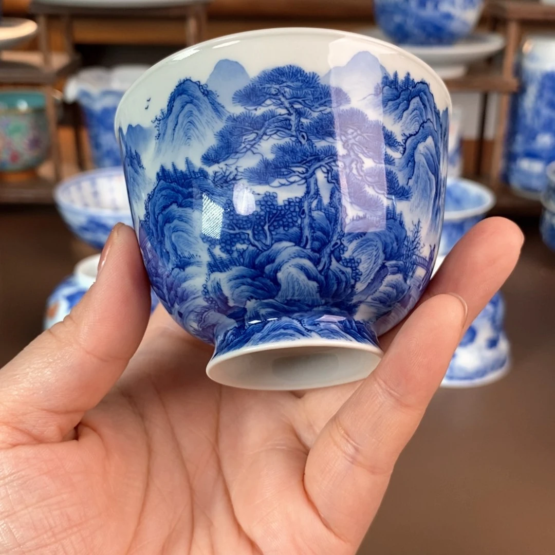 杯景德镇陶瓷手工手绘