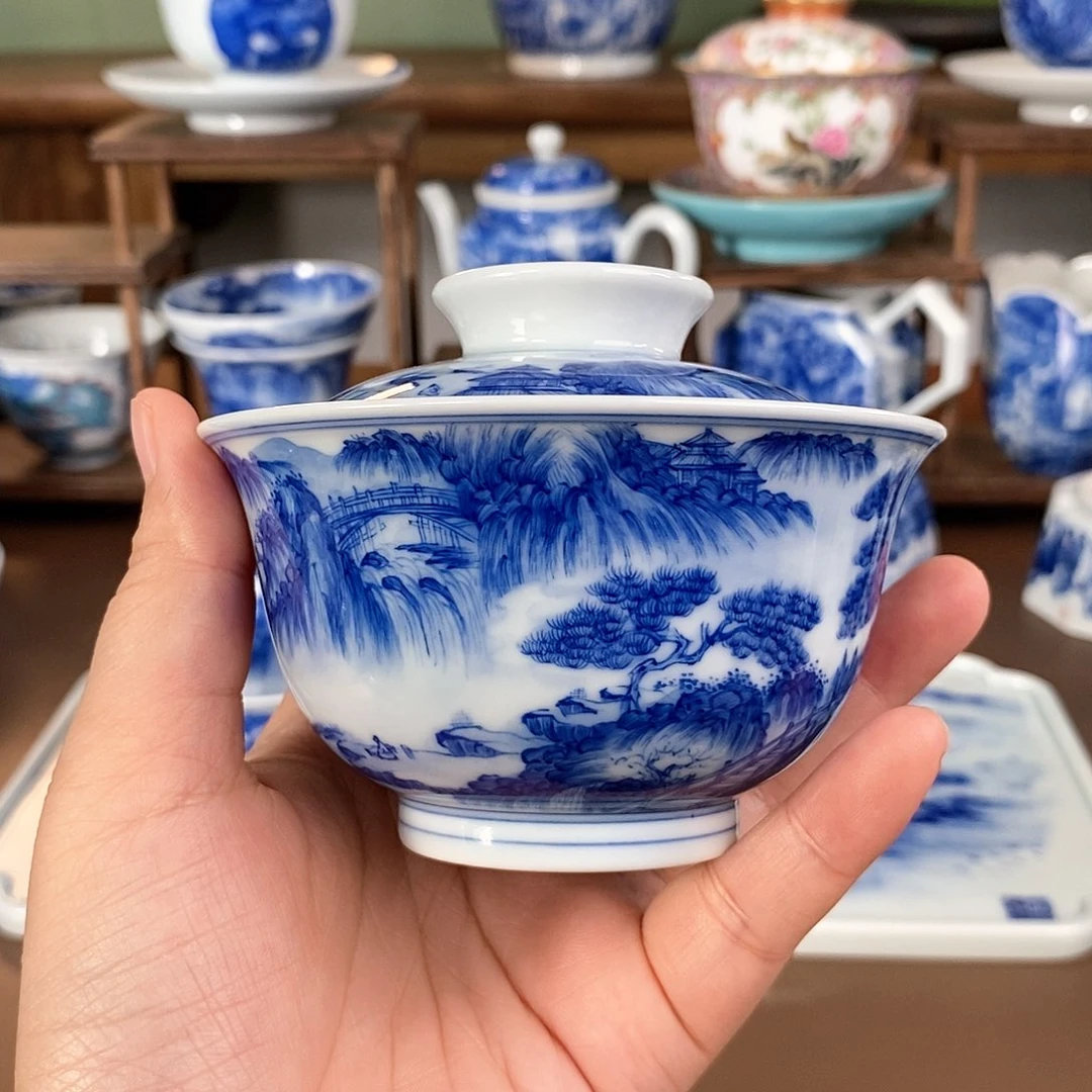 随***意景德镇陶瓷手工手绘