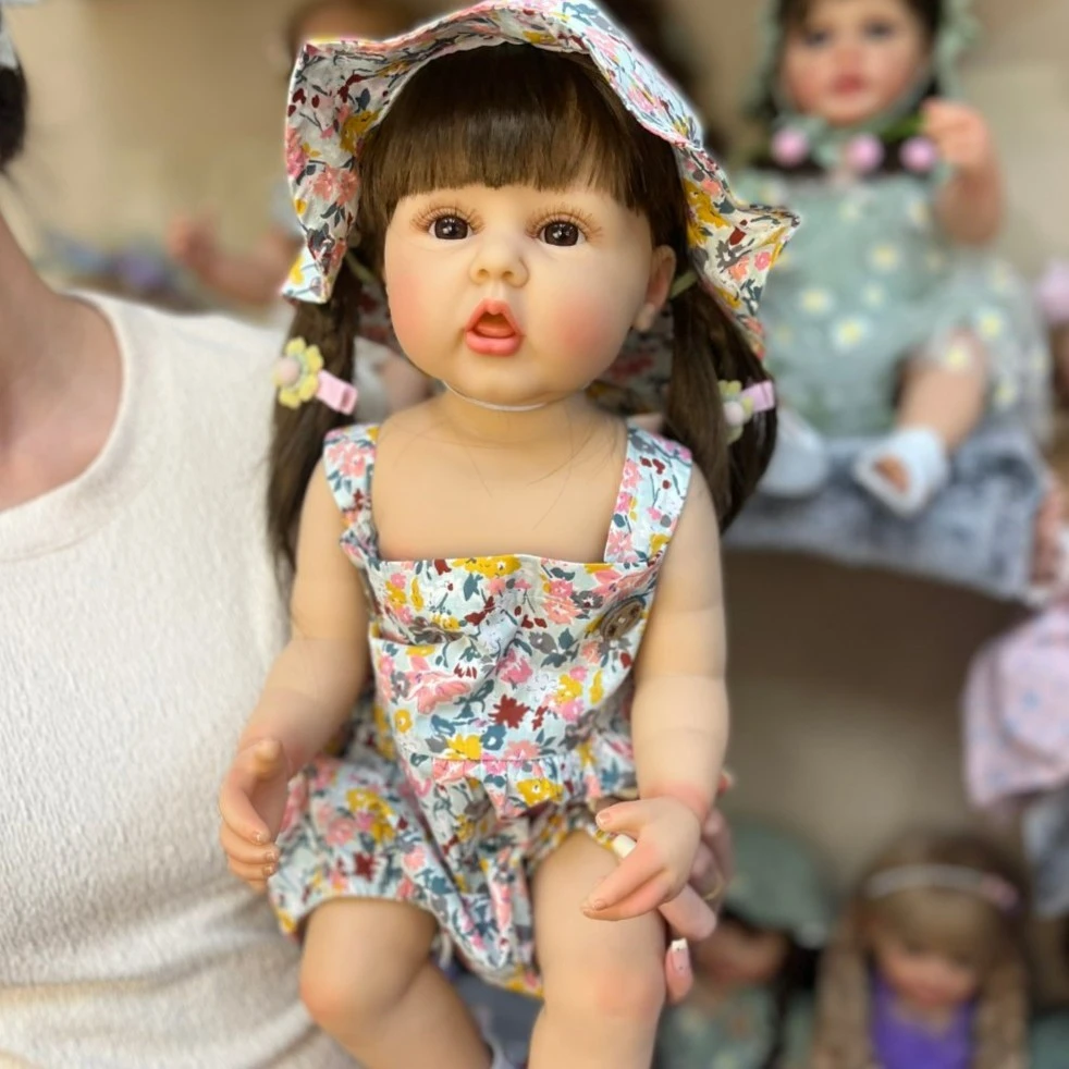 豆豆 55厘米  全胶可入水 重生婴儿仿真可爱儿童玩具