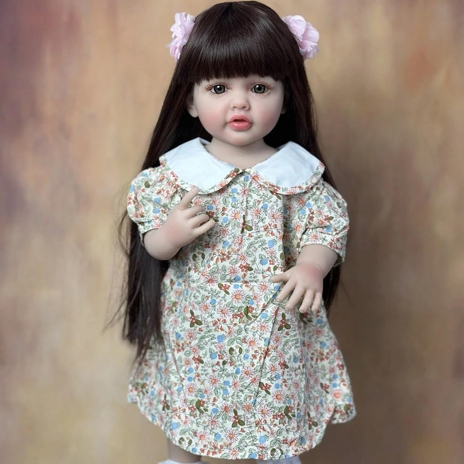 BZDOLL重生娃娃璐璐55厘米仿真女孩全胶可水洗换装模特可陪伴玩偶