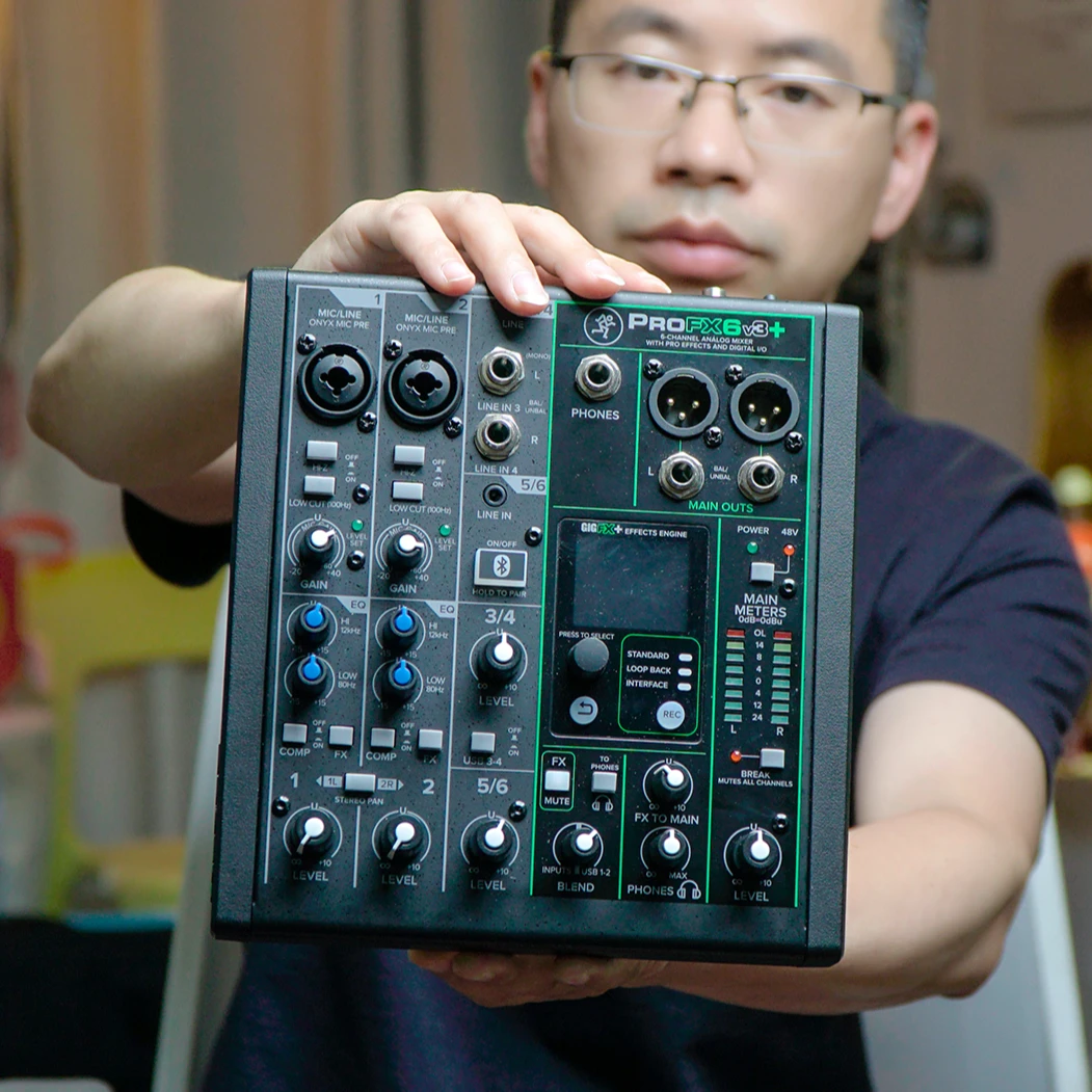 美技Runningman FX6V3+手机内录直播调音台