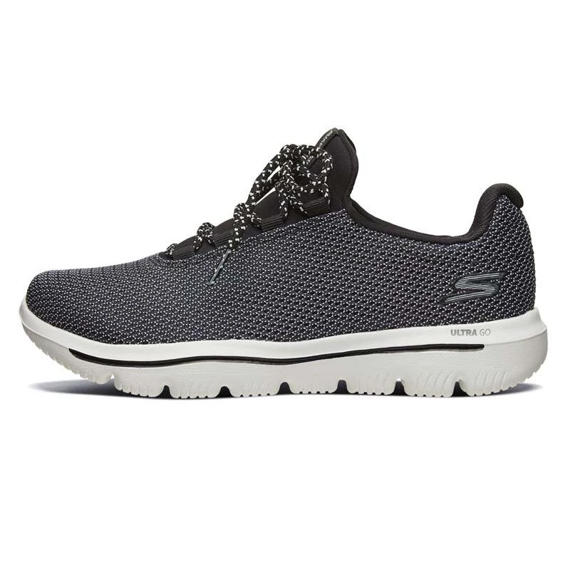 skechers斯凯奇女一脚蹬懒人鞋双色网布缓震健步运动鞋15727偏大