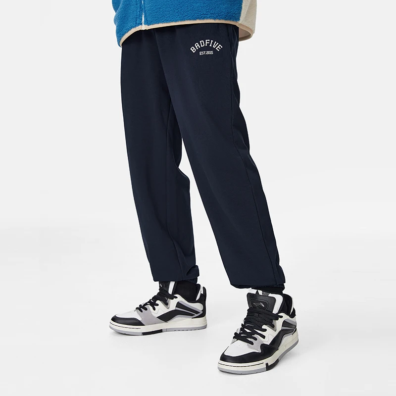 LI-NING/李宁赞助款反伍BADFIVE得闲饮茶男子束脚宽松卫裤AKLSF55
