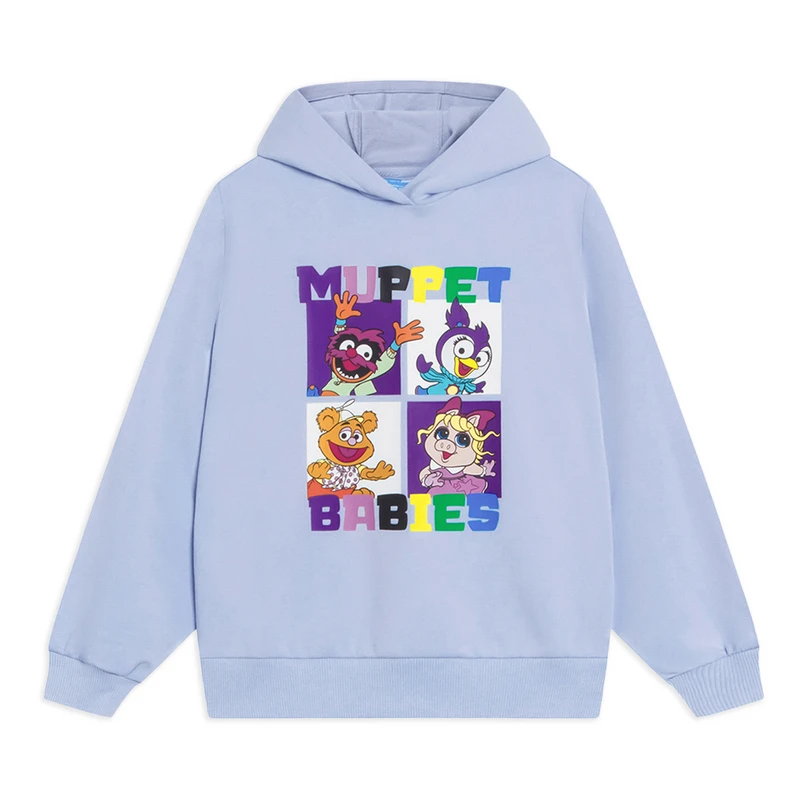 李宁X迪士尼联名系列女小童套头常规型连帽春秋连帽卫衣YWDT018-2