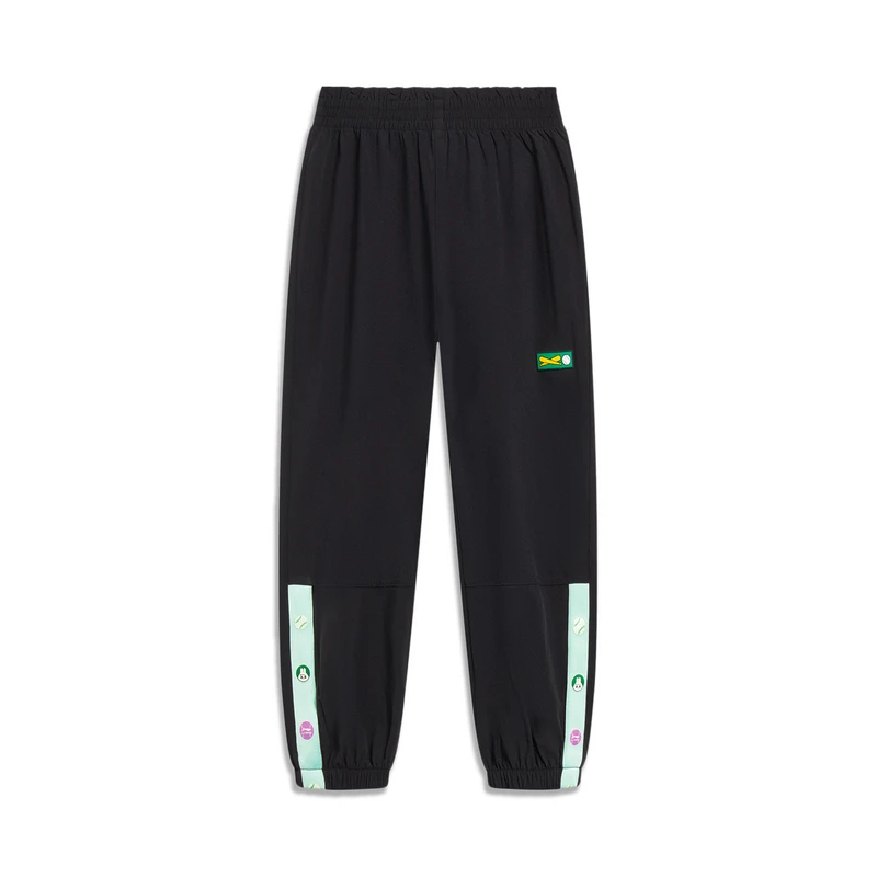 李宁女小童装速干裤夏季凉爽运动裤吸湿排汗休闲长裤YYKT016-B品