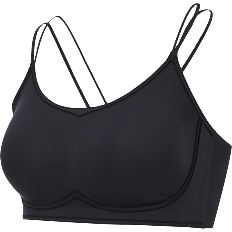 李宁运动文胸健身系列轻度支撑训练紧身瑜伽内衣AUBT004-B品