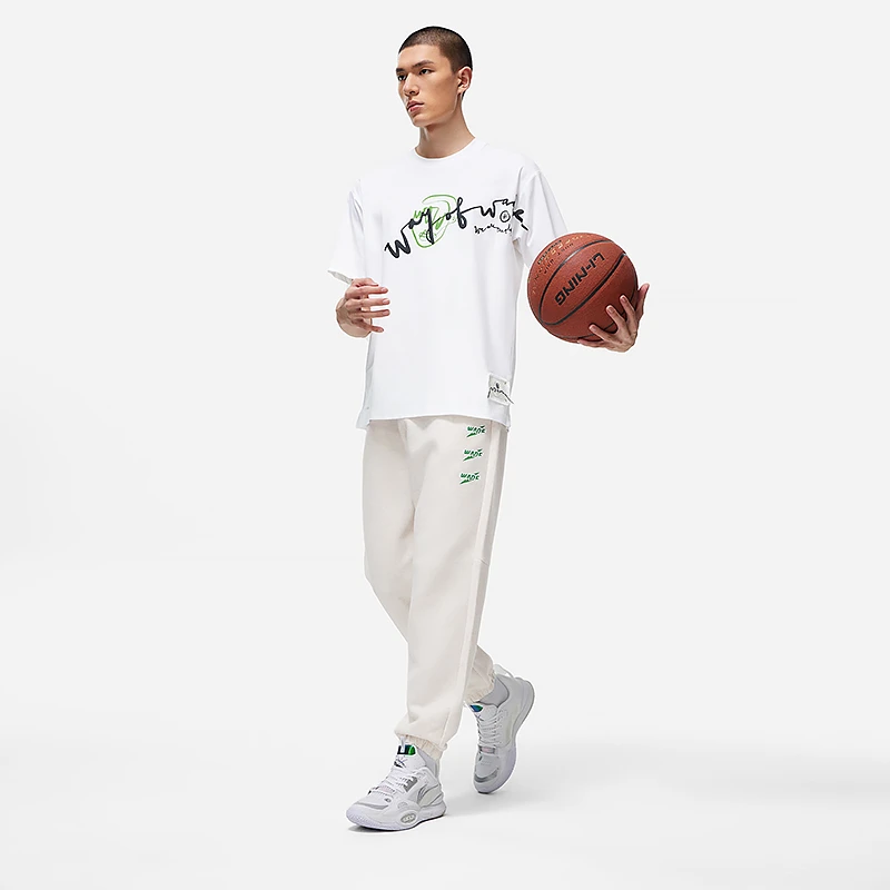 李宁运动裤男款秋冬裤子冬季款束脚长裤宽松卫裤AKLT145