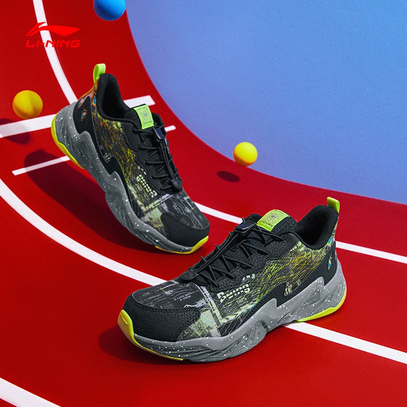 李宁儿童潮流休闲鞋男女童秋季新款李宁云软弹舒适运动鞋YKCT108