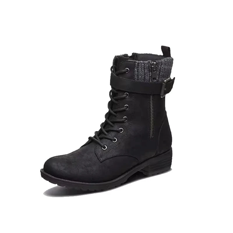 Skechers斯凯奇女鞋秋冬新款时尚马丁靴高帮保暖运动休闲鞋44662