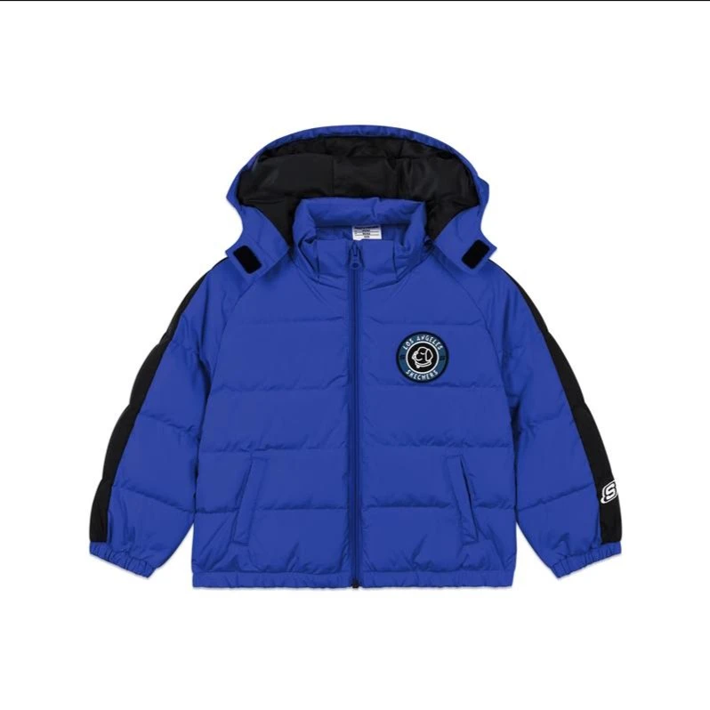 Skechers/斯凯奇秋冬男女童可爱印花短款羽绒服 L420K014