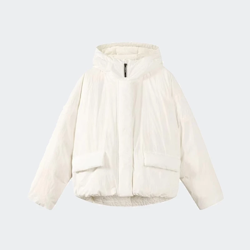 Skechers/斯凯奇冬季女子运动休闲保暖连帽羽绒服L422W043-0211