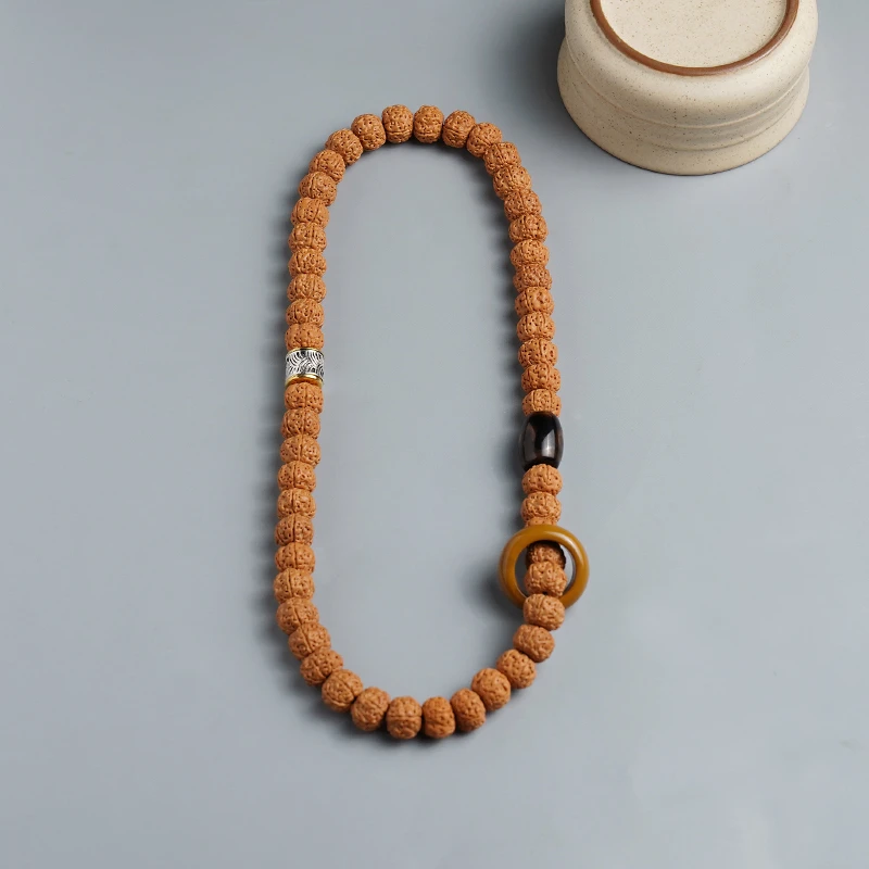 精品六瓣小金刚菩提手串男女手持文玩高密龙纹满肉正品原创