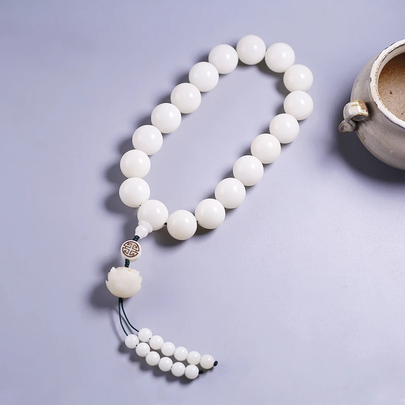 白玉菩提手持手串