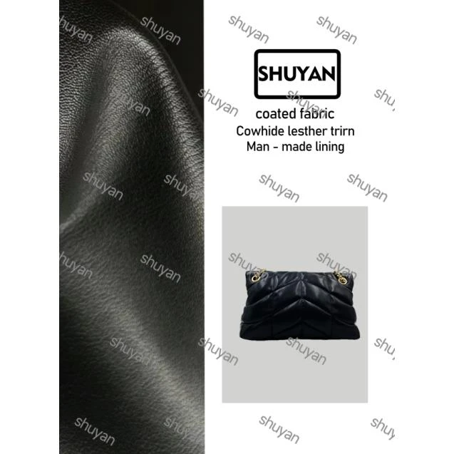 姝宴手工打造真皮女士新款包10446黑色