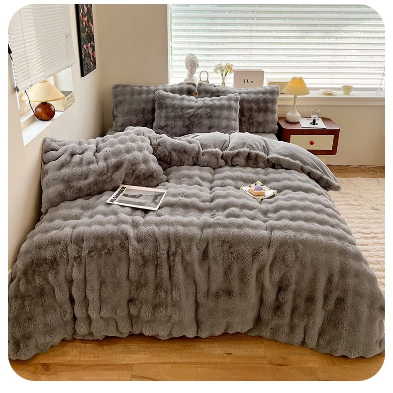 拉萨发货冬季泡泡绒四件套（200✖️230）