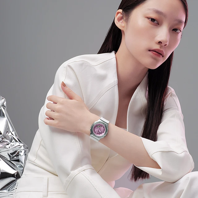 卡西欧手表 G-SHOCK 金属表壳 时尚防水防震运动表款GM-S2110