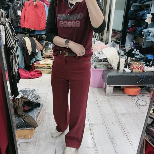 秋冬百搭3色小直筒抓绒休闲水洗牛仔裤8677品