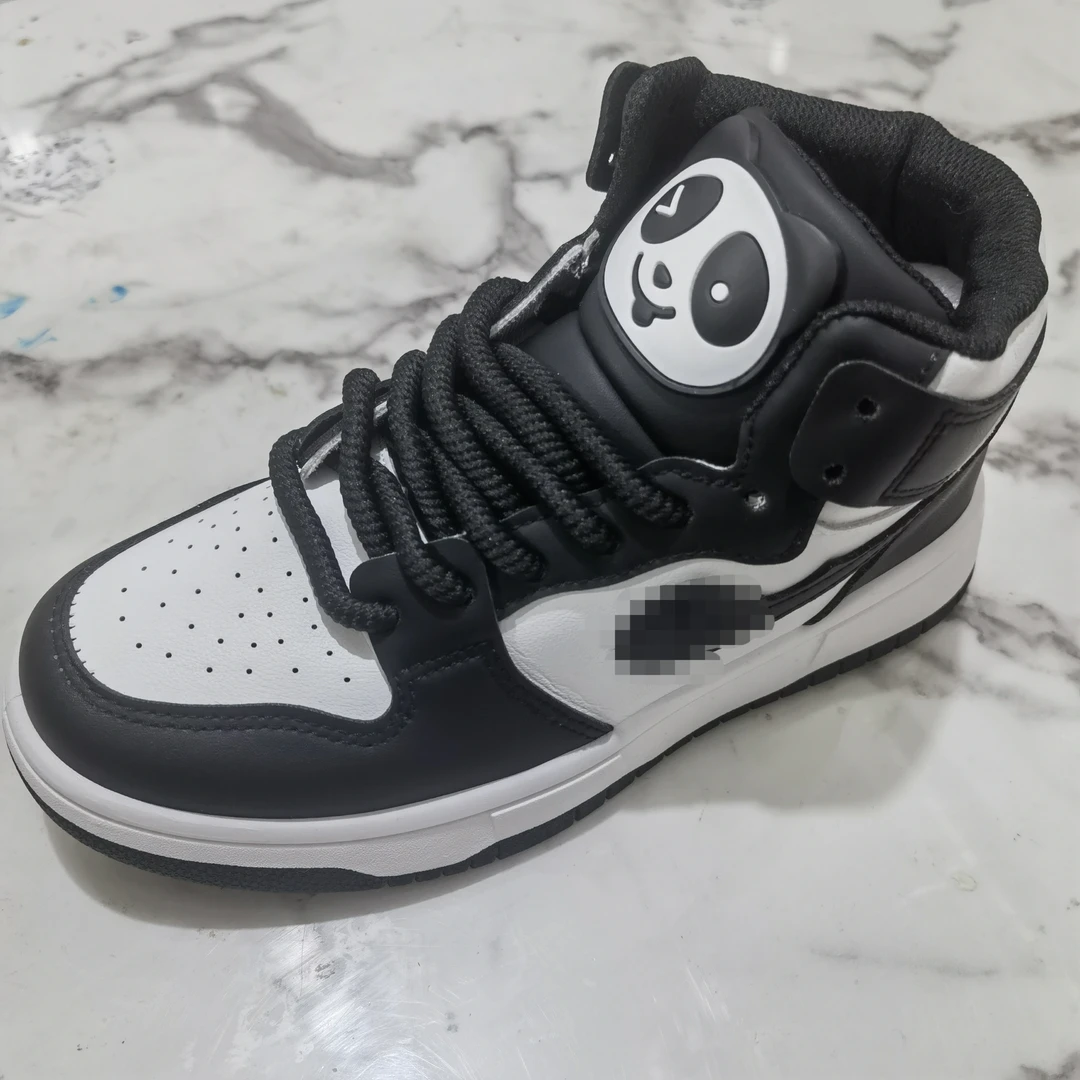 运动时尚休闲百搭黑色黑白高帮中帮女款舒适女士潮流潮鞋秋冬