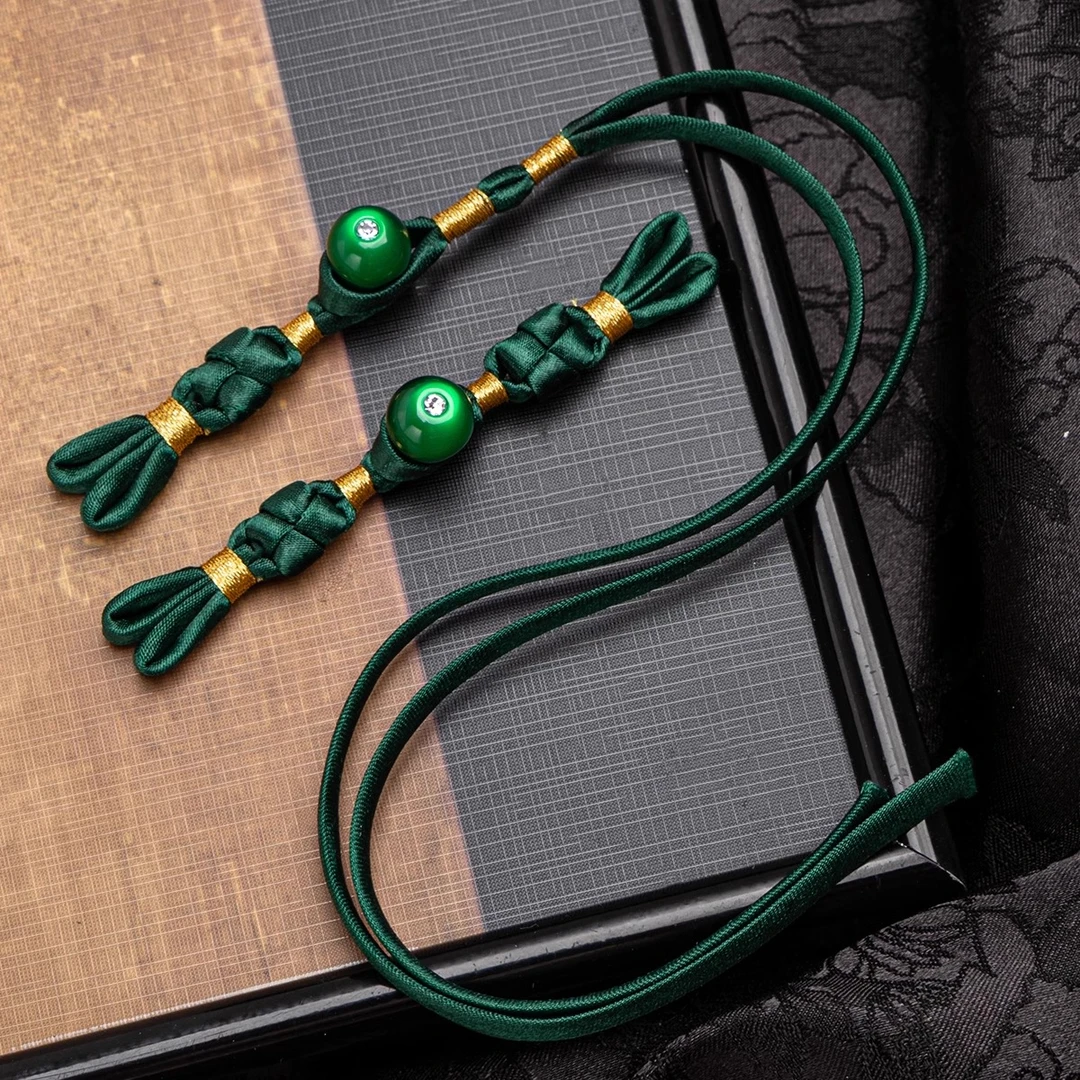 旗袍盘扣国风燕尾一字扣手工编织纽扣新中式扣子汉服装饰扣辅料