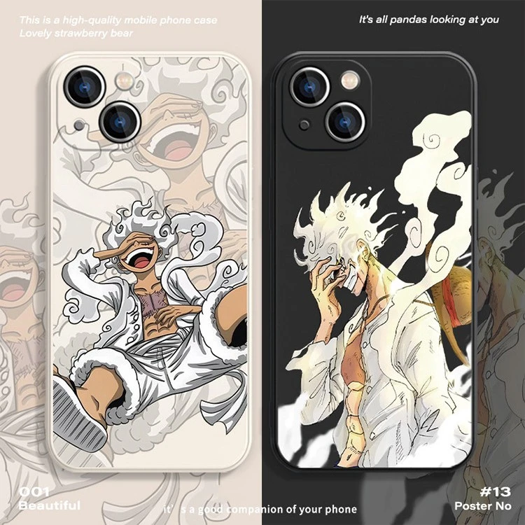 适用于苹果/华为/小米/oppo/vivo潮牌网红爆款路飞液态硅胶手机壳