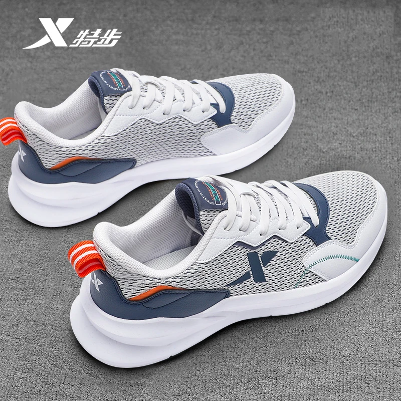 特步男鞋跑步鞋春夏网面透气跑鞋薄款正品软底鞋子男士减震运动鞋