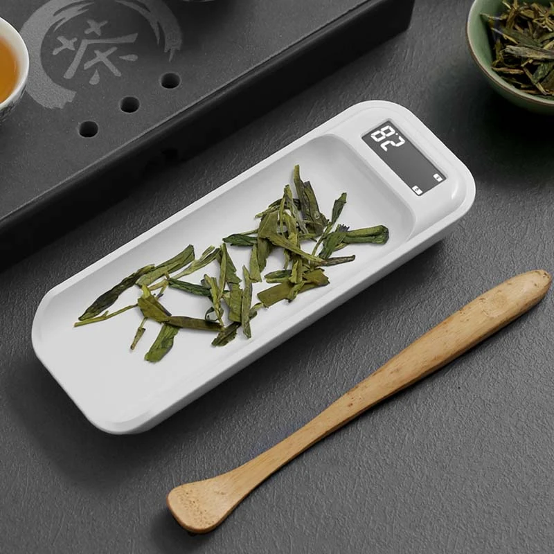 今选电子秤茶叶秤高精度小型茶则迷你称茶器普洱茶道专用克数称重