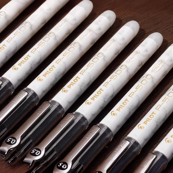 p500金标限定款中性笔学生考试用刷题笔速干【整盒12支】