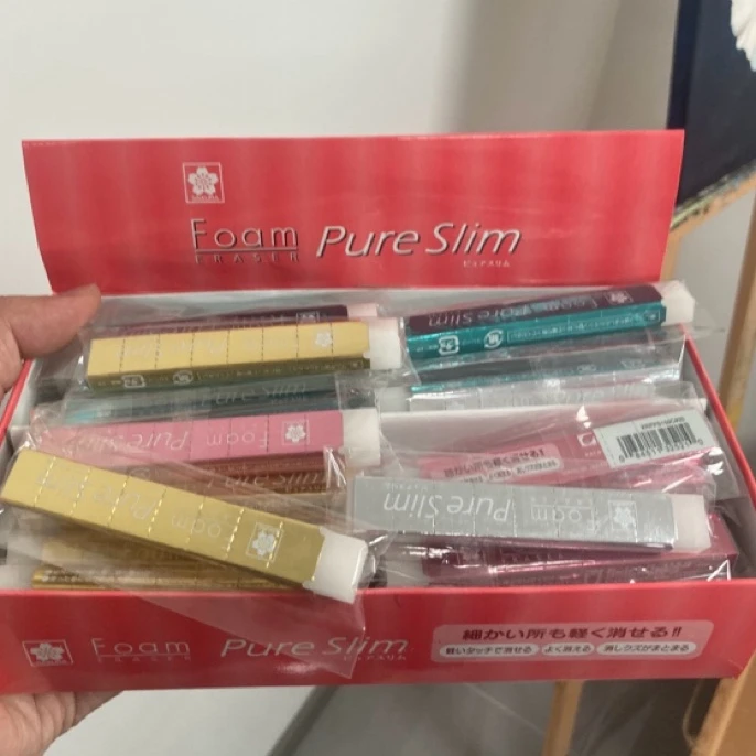 【张老师】樱花橡皮发四条集屑橡皮