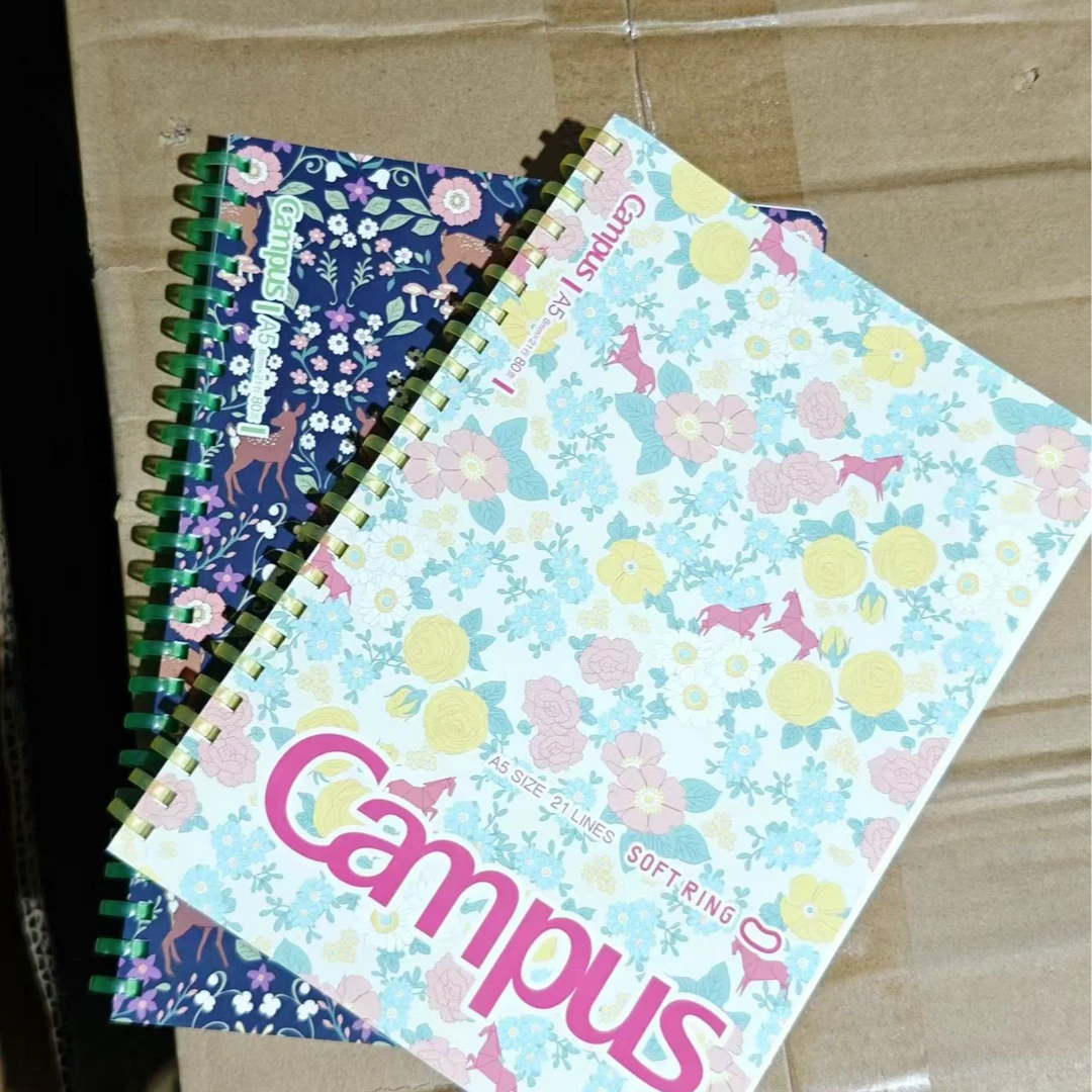 【颜色不挑发一本】加藤木笔记本软线圈A5笔记本学生CAMPUS横线