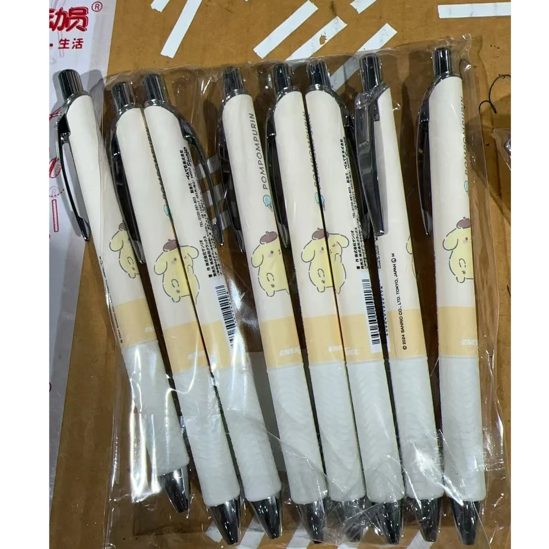 派通布丁狗黄色笔杆黑色中性笔